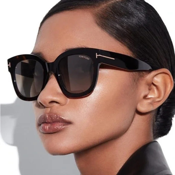 Tom Ford Black Sunglasses - Picture 1 of 8
